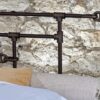metal pipe bed frame
