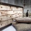 Μεταλλικό κρεβάτι με ξύλο