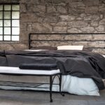Embrace timeless elegance with ROXANI Industrial Black Metal Bed Frame. Handcrafted with a lifetime warranty. Perfect for modern bedrooms.