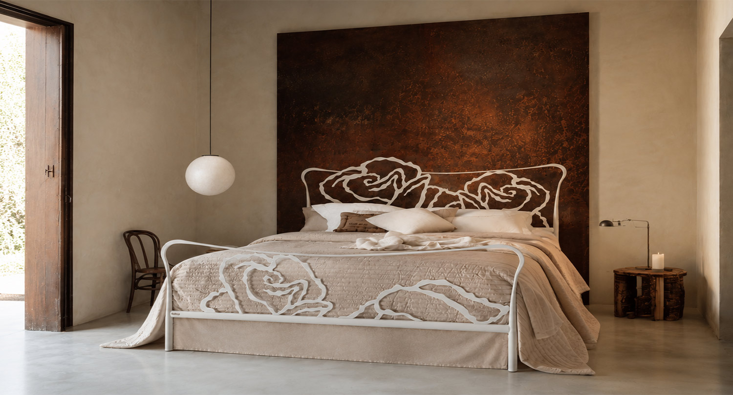Letto in Ferro Battuto Artigianale ROSE – Eleganza senza Tempo per la Tua Camera da Letto - immagine 14