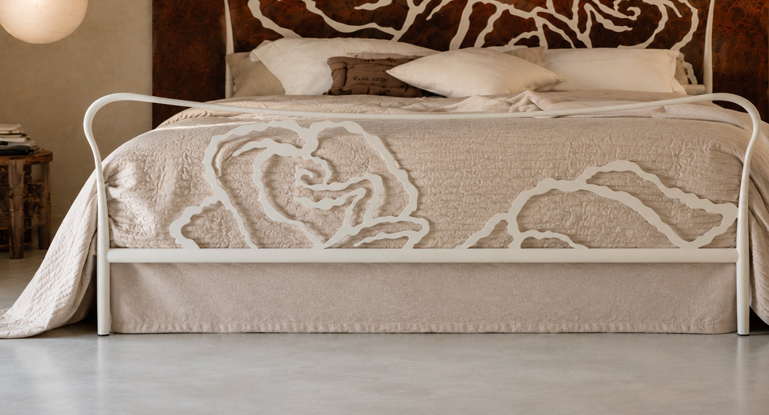 Letto in Ferro Battuto Artigianale ROSE – Eleganza senza Tempo per la Tua Camera da Letto - immagine 13