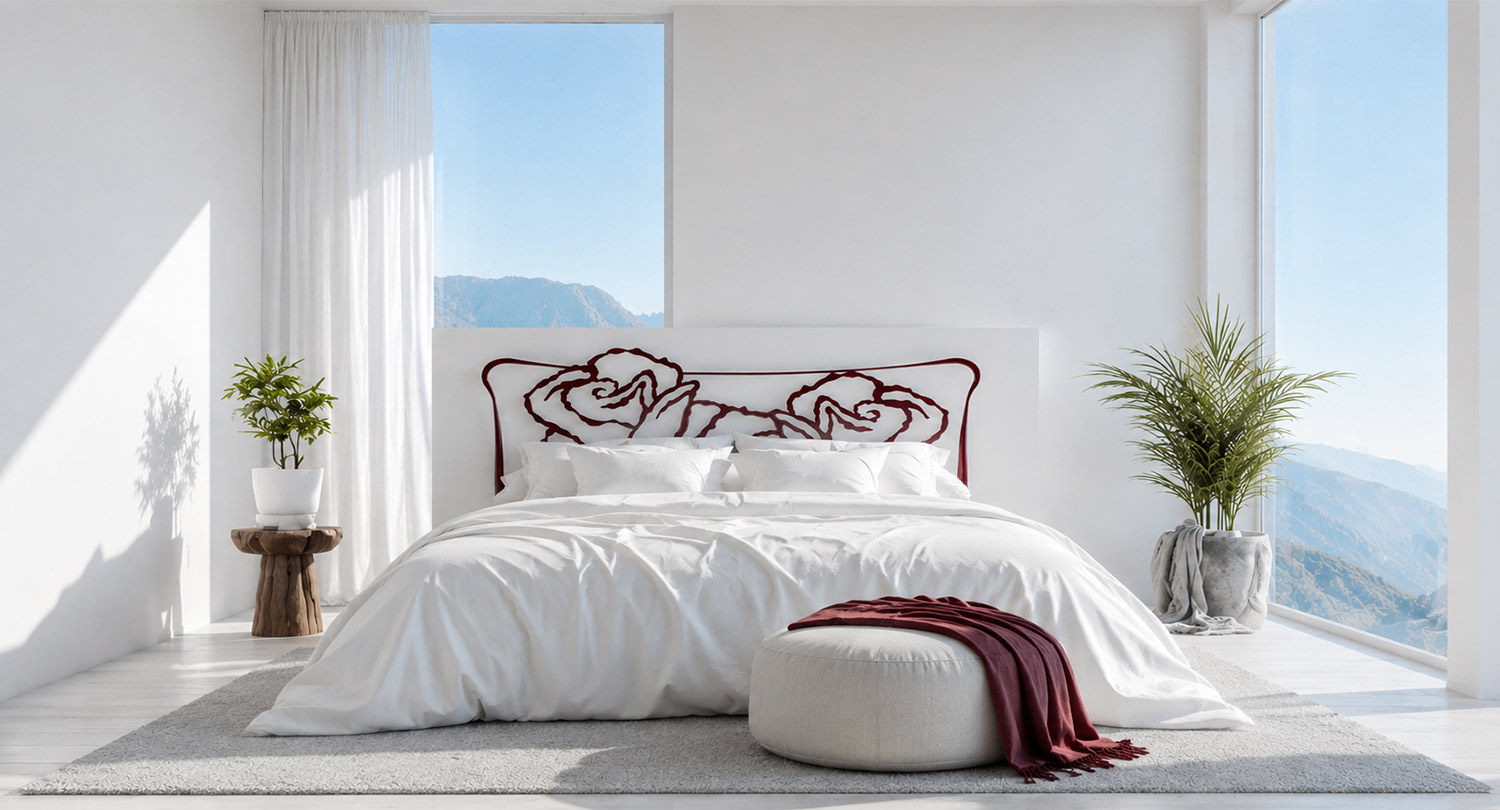 Letto in Ferro Battuto Artigianale ROSE – Eleganza senza Tempo per la Tua Camera da Letto - immagine 4