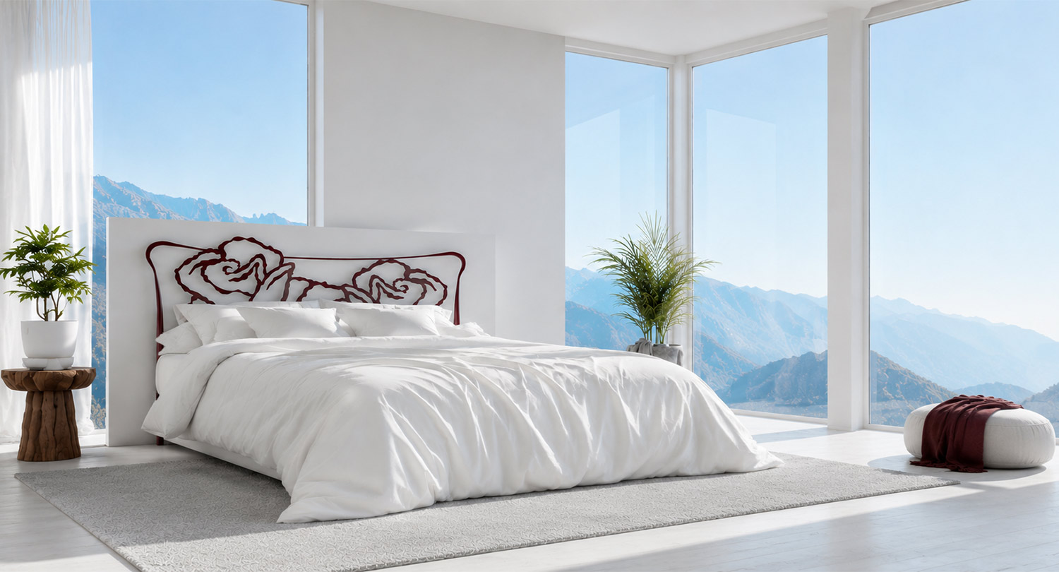 Letto in Ferro Battuto Artigianale ROSE – Eleganza senza Tempo per la Tua Camera da Letto - immagine 7