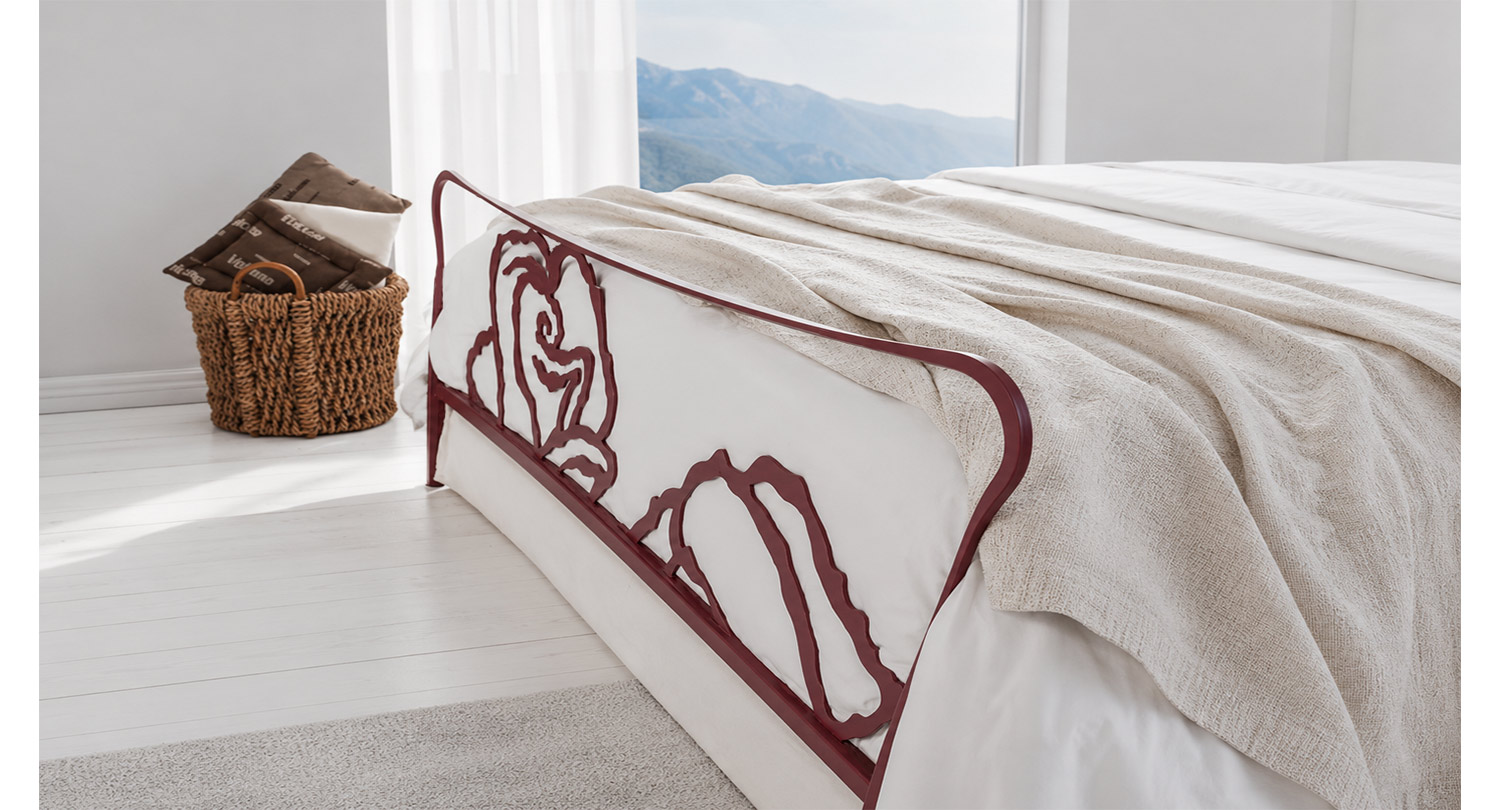 Letto in Ferro Battuto Artigianale ROSE – Eleganza senza Tempo per la Tua Camera da Letto - immagine 5