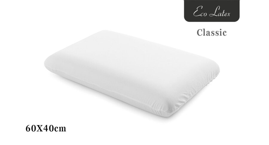 Il cuscino per dormire Latex Eco Classico è realizzato in lattice naturale ecologico, offrendo un’esperienza di sonno igienica, confortevole e senza odori nel tempo.