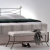 Wrought iron bedroom bench VOLCANO 02