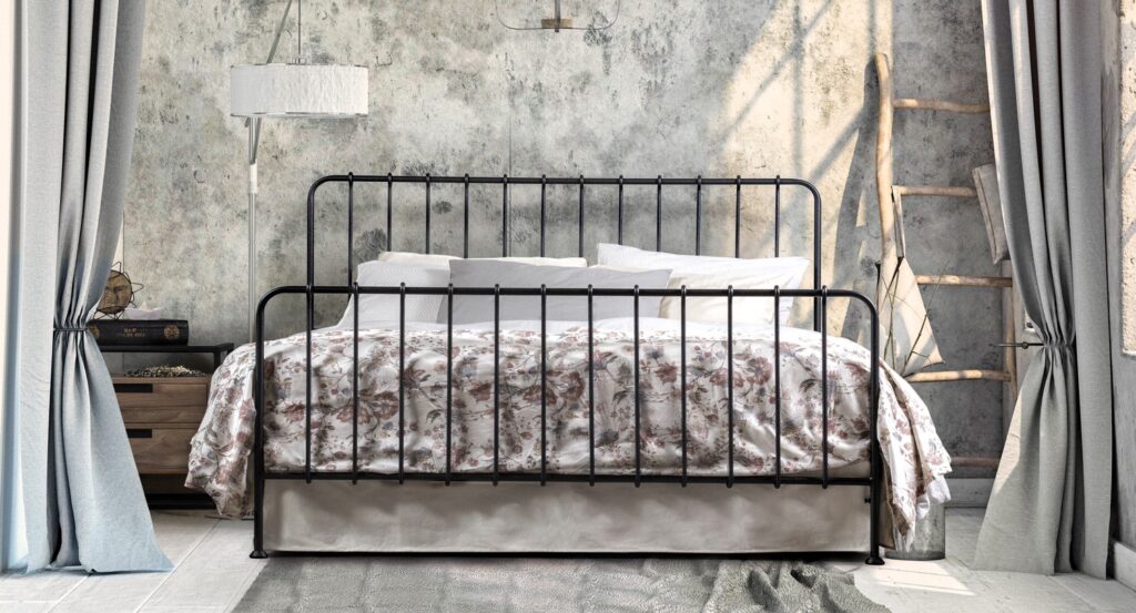 Nostos Μεταλλικό κρεβάτι 100% χειροποίητο Ελληνικής κατασκευής