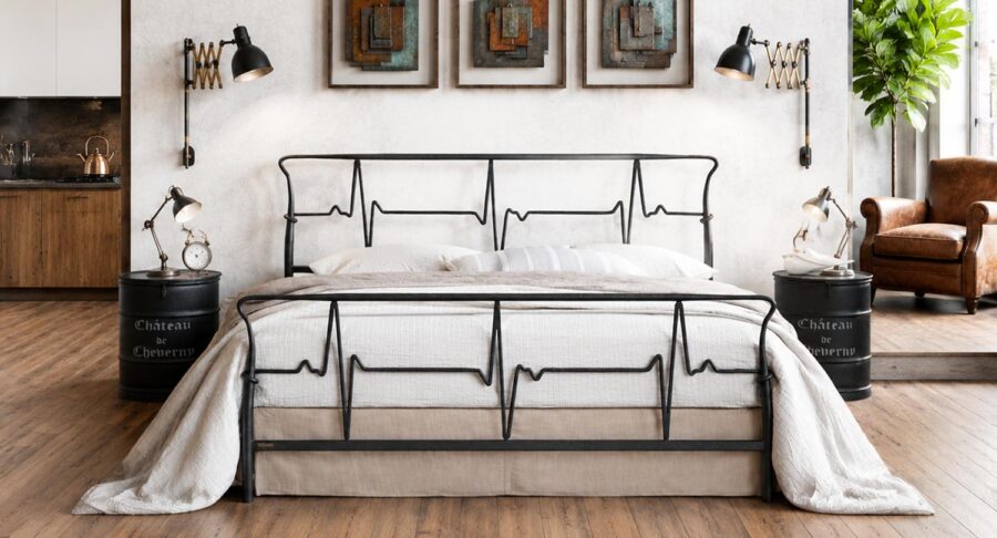 Μεταλλικό Κρεβάτι HEARTBEAT – Ο Παλμός της Αισθητικής στο Υπνοδωμάτιο