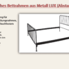 Lattenrost Metall LUX Volcano
