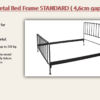 Bed Frame King Size - STANDARD