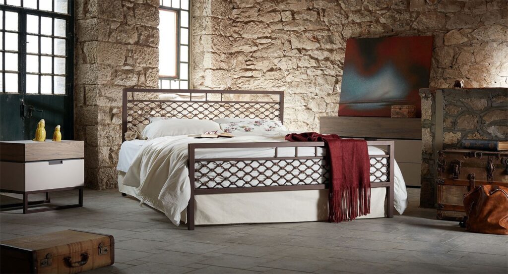 Chambre Industrielle Mélange Parfait entre Ancien et Moderne 1