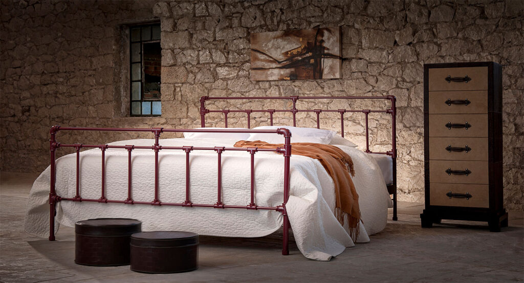 Lit Industriel Vintage Une Touche Authentique pour Votre Chambre 2