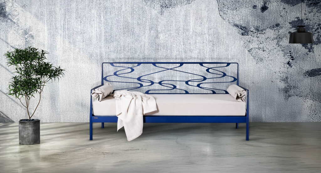 Boho Metal Sofa Bed AEGEAN | Discover a large collection of metal sofa and beds | Shipping worldwide...