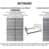 Diese Rahmen tragen bis zu 400 kg und garantieren eine geräuschlose und stabile Unterstützung.
